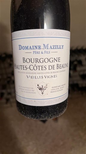 Borgoña Hautes Côtes de Beaune Domaine Mazilly Père & Fils Vieilles Vignes 2019
