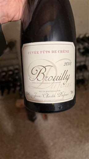 Beaujolais Brouilly Jean-Charles Dupuis Fûts de Chêne 2018