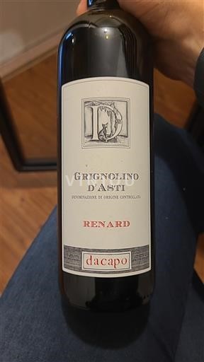Piamonte Grignolino d'Asti Dacapo Renard Sin añada