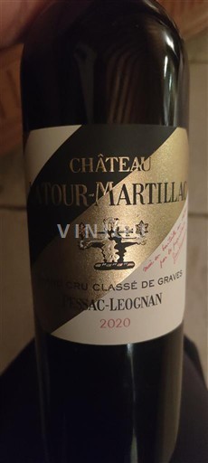Bordeaux Pessac-Léognan Grand Cru LATOUR MARTILLAC 2020