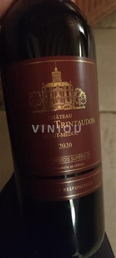 Burdeos Haut-Médoc Château Lestage Trintaudon 2020