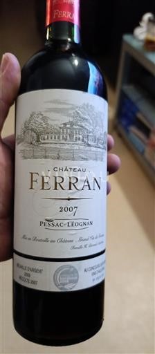 Bordeaux Pessac-Léognan Château Ferran 2007