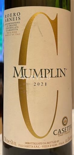 Piemonte Roero Casetta Mumplin - Roero Arneis - 2021