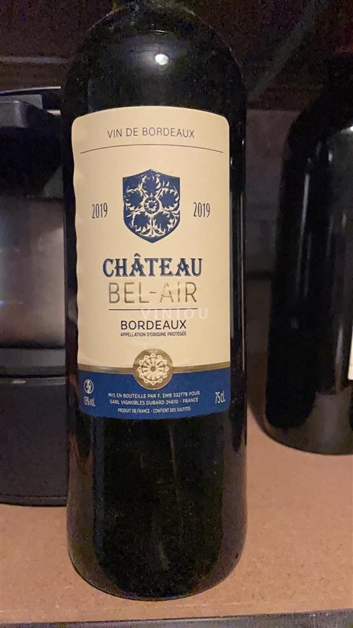 Bordeaux Château Belair 2019