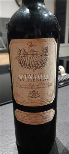 Bordeaux Những sườn đầu tiên của Bordeaux Château Mathereau 2004