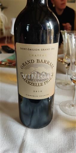 Bordeaux Saint-Émilion Grand Cru Grand Cru Château Grand Barrail Lamarzelle Figeac 2010