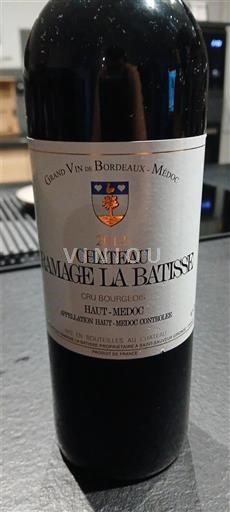 Bordeaux Haut-Médoc Château Ramage La Batisse Không niên vụ