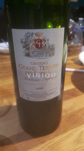 Bordeaux Bordeaux Supérieur Château Grand Terrier des Eyraux 2016