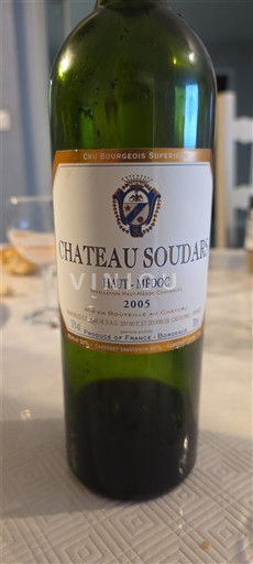 Bordeaux Haut-Médoc Cru Bourgeois Supérieur Château Soudars 2005