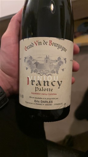 Bourgogne Irancy Éric Darlés Palotte Non Millésimé