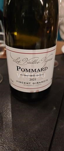 Bourgogne Pommard Vincent Girardin Les Vieilles Vignes 2021