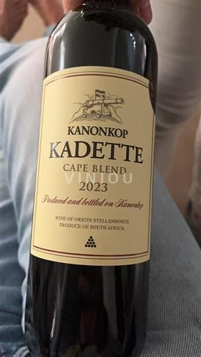 Regione Costiera Stellenbosch Kanonkop Kadette Cape Blend 2023