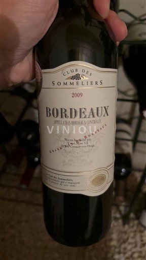 Bordeaux Club des Sommeliers 2009