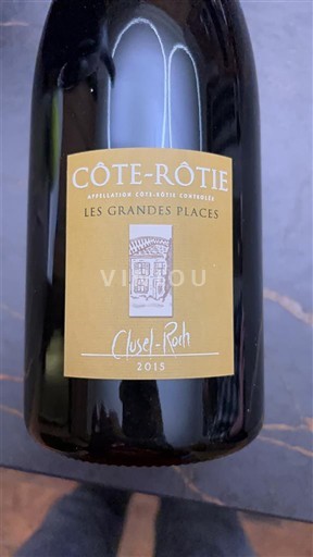 Thung lũng Rhône Côte-rôtie Clusel-Roch Les Grandes Places 2015