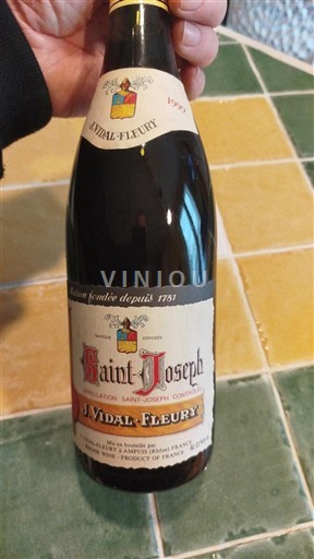 Valle del Ródano Saint-Joseph J. Vidal-Fleury 1999