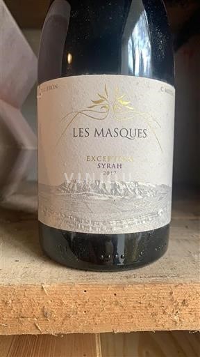 Provence, Baixo Vale do Ródano, Córsega Mediterrâneo Les Masques Exception Syrah 2017