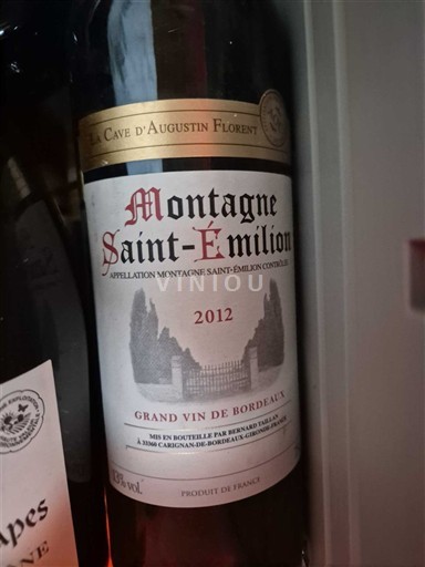 Bordeaux Montagne-saint-émilion La Cave Augustin Florent 2012