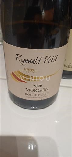 Beaujolais Morgon Romuald Petit Roche Noire 2020