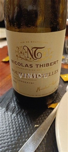 Bourgogne Pouilly-vinzelles Nicolas Thibert Les Longgays 2021