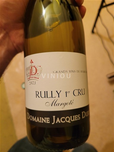 Bourgogne Rully Premier Cru Domaine Jacques Dury Margoté 2023