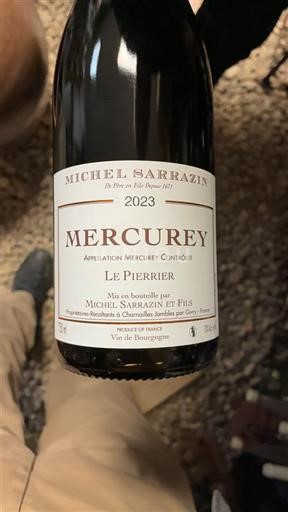 Borgoña Mercurey Michel Sarrazin et Fils Le Pierrier 2023