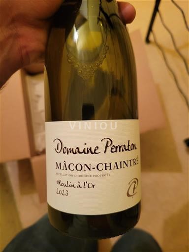 Bourgogne Mâcon og mâcon-landsbyer Domaine Perraton Moulin à l'Or 2023