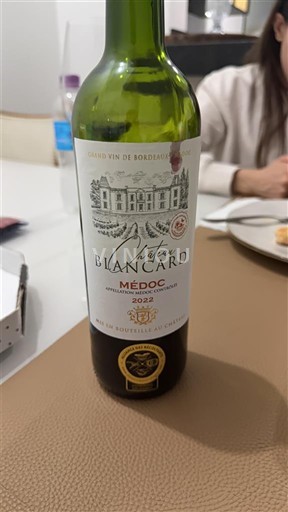 Bordeaux Médoc Château Blancard 2022