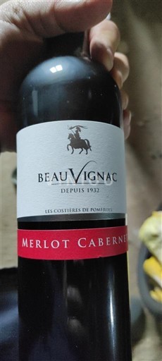 Languedoc ja Roussillon Thau Rannikon Viinit Beauvignac Merlot Cabernet 2023