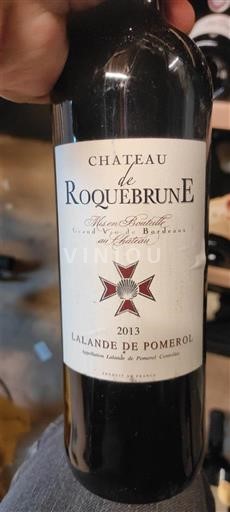Bordeaux Lalande-de-Pomerol Château Roquebrune 2013