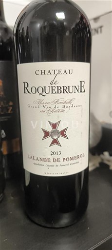 Bordeaux Lalande-de-Pomerol Château Roquebrune 2013