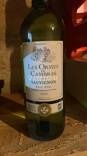 Linguadoca e Rossiglione Paese d'Oc Les Ormes de Cambras Sauvignon 2023