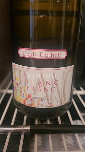 Loiredalen Ospecificerad Couly-Dutheil Blanc de Franc 2023