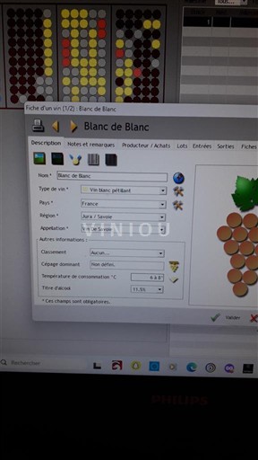 Loiredalen Ospecificerad Blanc de Blanc Icke årgångsbetecknad