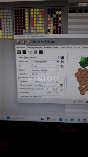 Langvedok Faugères Blanc de Schiste Neleten.