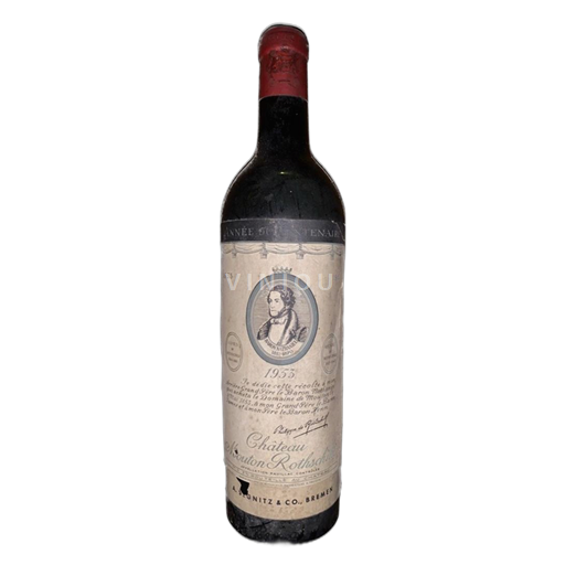 Bordéus Pauillac Château Mouton Rothschild 1953