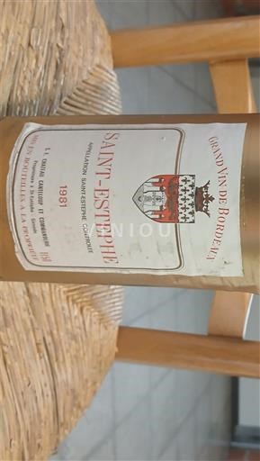 Bordeaux Saint-Estèphe Château La Commanderie 1981