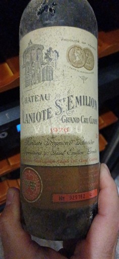 Burdeos Saint-Émilion Grand Cru Classé Château Laniote 1976
