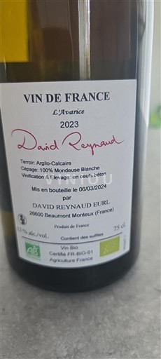 Rhône-dalen Ikke specificeret David Reynaud L'Avarice 2023