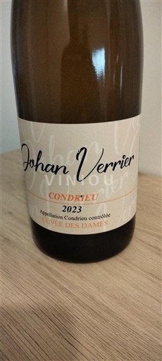 Rona dolina Condrieu Johan Verrier La Vigne des Dames 2023