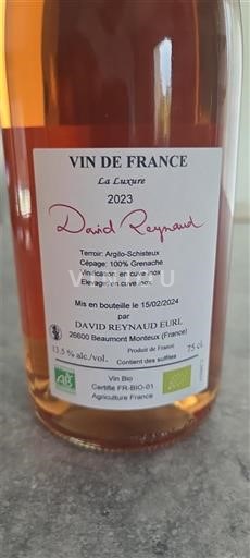 Rhône-dalen Ikke specificeret David Reynaud La Luxure 2023