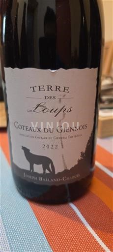 Loiredalen Coteaux-du-giennois Joseph Balland-Chapuis Terre des Loups 2022