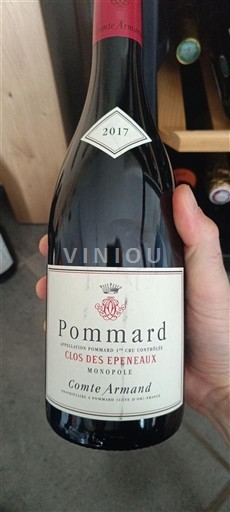 Burgundi Määrittelemätön Premier Cru Comte Armand Clos des Epeneaux Monopole 2017