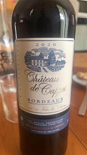 Bordeaux Château Cappes 2020