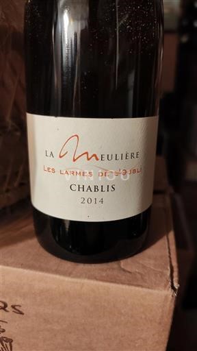 Borgogna Chablis La Meulière Les Larmes de l'Oubli 2014