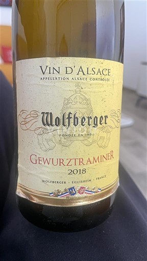 Alsácia Wolfberger Gewurztraminer 2018