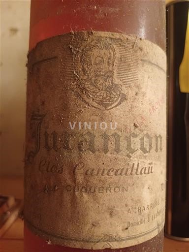 Sudoeste Jurançon Clos Cancaillau 1970