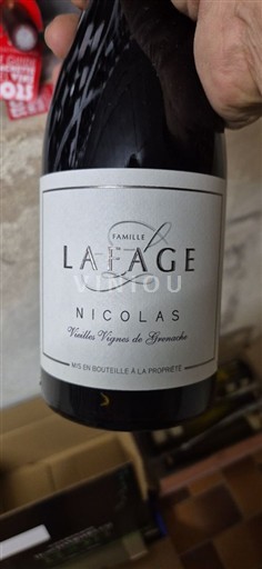 Languedoc và Roussillon Côtes Catalanes Famille Lafage Nicolas Vieilles Vignes de Grenache Không niên vụ