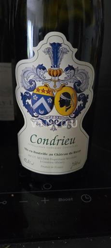 Rhônen laakso Condrieu Château Rozay 1999