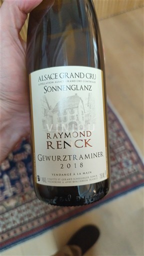 Alsasko Alsasko Grand Cru Grand Cru Raymond Renck Sonnenglanz 2018