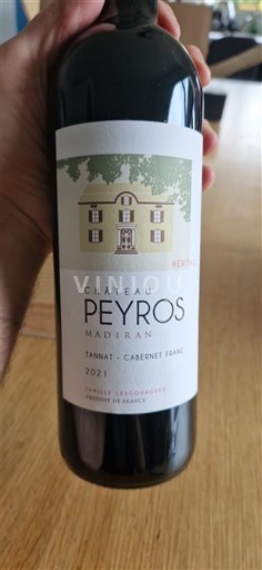 Sud-Ovest Madiran Château Peyros Héritage 2021